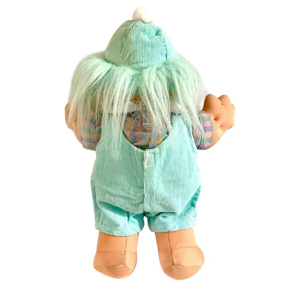 Vintage Russ Berrie Troll Doll Mint Green Hair Outfit 12” Collectible Plush Toy - Picture 4 of 9
